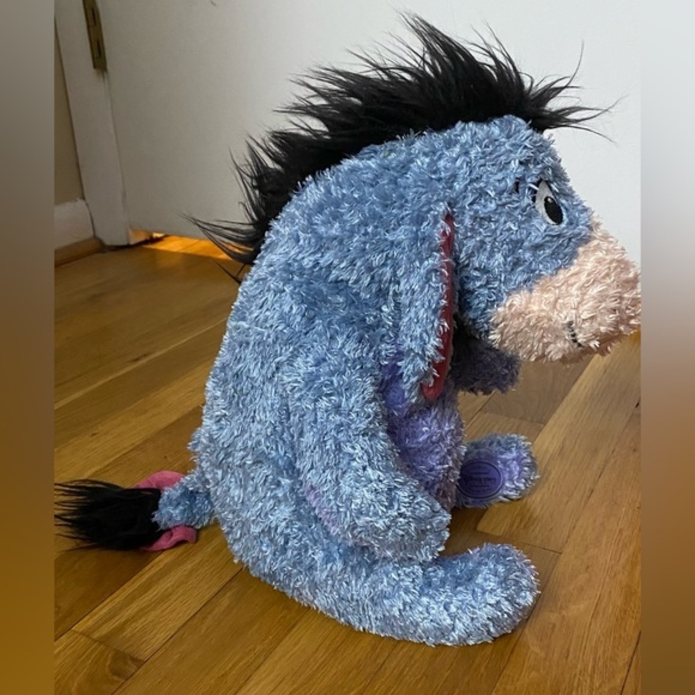 NWT Disney Eeyore (Winnie the Pooh Friends) Small Treasure Plush Stuffed Animal - Picture 4 of 8